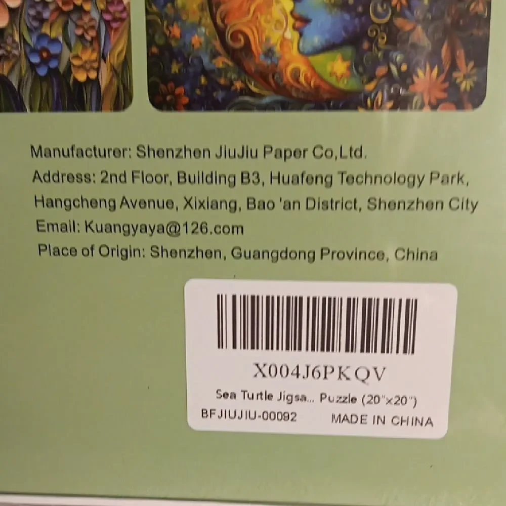 Gemstones Turtle Jigsaw Puzzle - 500 Pieces